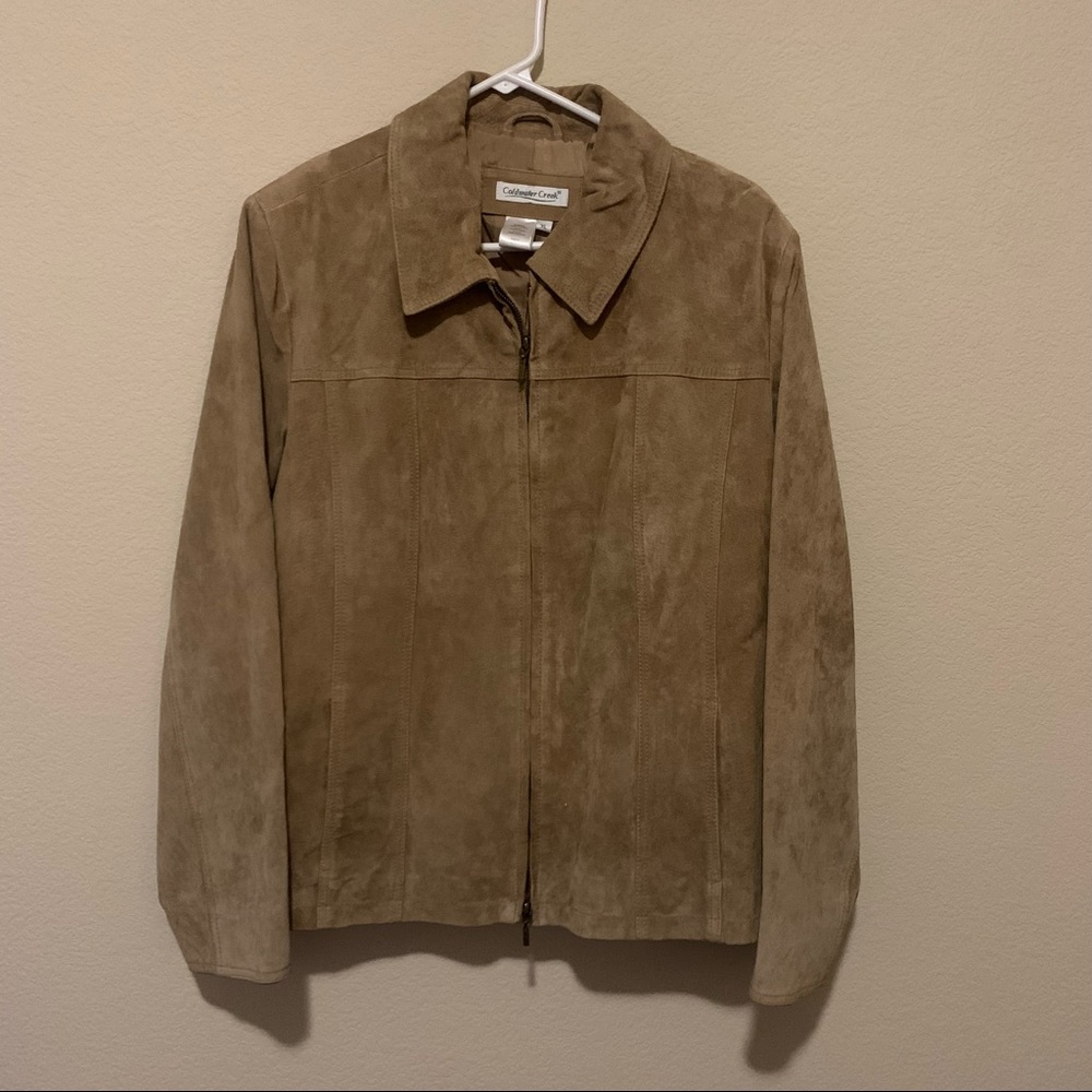 Coldwater Creek Suede Leather Jacket